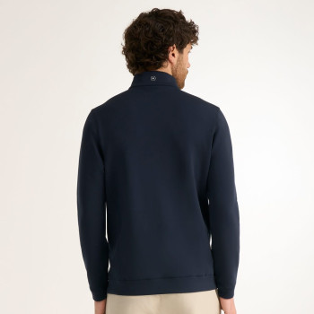 Pull 1/4 Zip Ansel Navy Homme