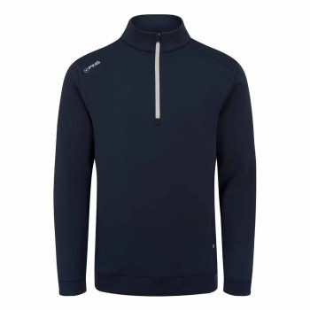 Pull 1/4 Zip Ansel Navy Homme