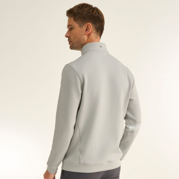 Pull 1/4 Zip Ansel Silver Homme