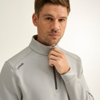 Pull 1/4 Zip Ansel Silver Homme