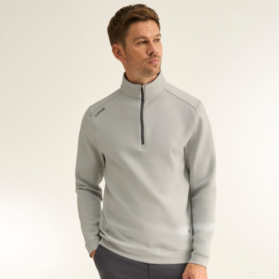 Pull 1/4 Zip Ansel Silver Homme