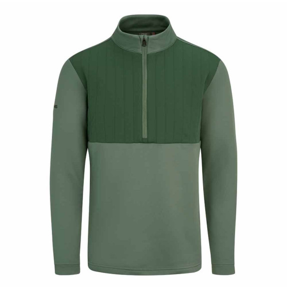 Pull 1/4 Zip Erza Gorse Green Homme