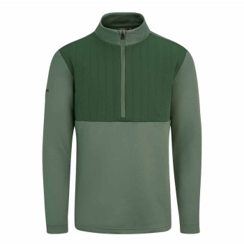 Pull 1/4 Zip Erza Gorse Green Homme