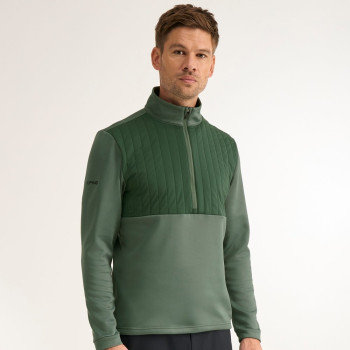 Pull 1/4 Zip Erza Gorse Green Homme