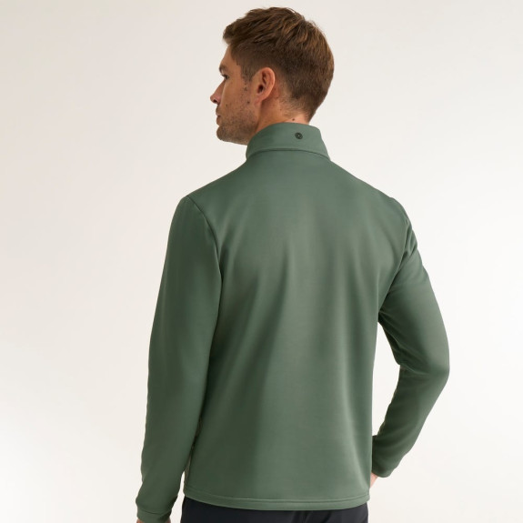 Pull 1/4 Zip Erza Gorse Green Homme