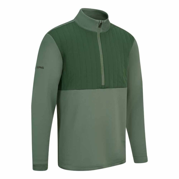 Pull 1/4 Zip Erza Gorse Green Homme