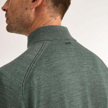 Pull 1/4 Zip Hugh Laurel Marl Homme