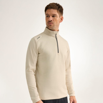 Pull 1/4 Zip Fleece Chalk Homme