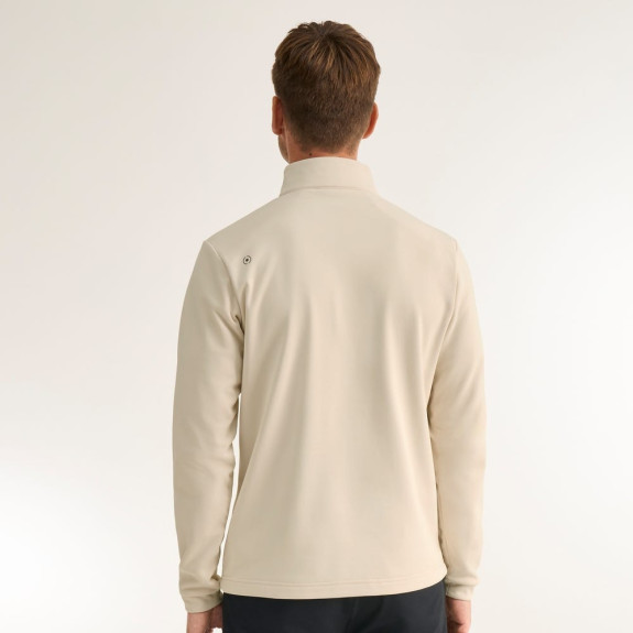 Pull 1/4 Zip Fleece Chalk Homme