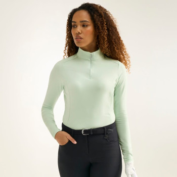 Polo manches longues Aveline Jade Femme