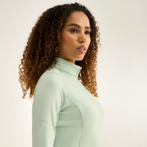 Polo manches longues Aveline Jade Femme