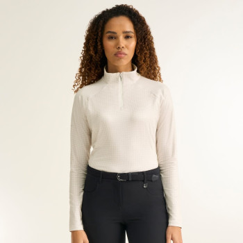 Polo manches longues Jasmine Egret Femme