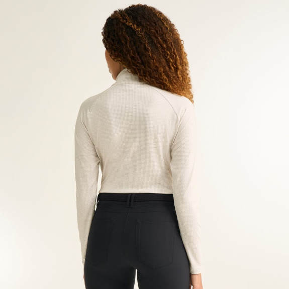 Polo manches longues Jasmine Egret Femme