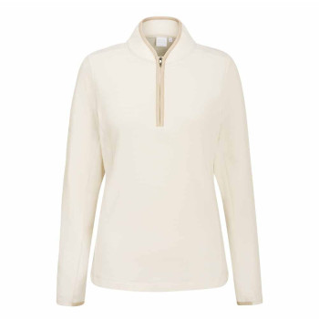 Polo manches longues Abigale Egret Femme