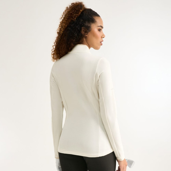Polo manches longues Abigale Egret Femme