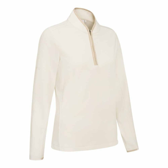 Polo manches longues Abigale Egret Femme