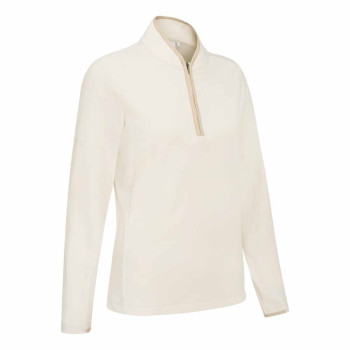 Polo manches longues Abigale Egret Femme
