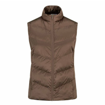 Veste sans manches Annalise Coffee Femme