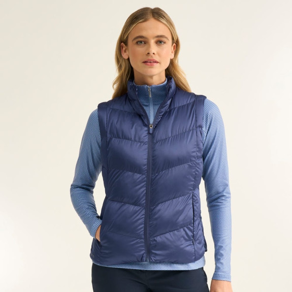 Veste sans manches Annalise Blue Indigo Femme