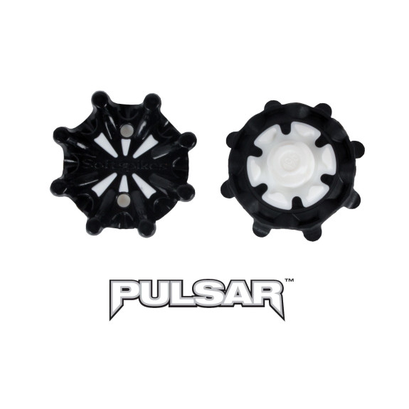 18 Crampons PULSAR "Fixation Fast Twist 3.0" (Noir et Blanc)