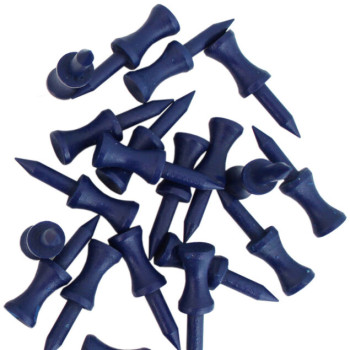 20 Tees Bois Biodégradable Bleu 37mm 2