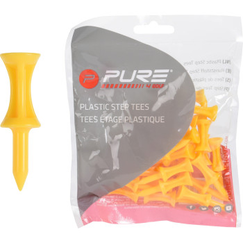 30 Tees étage Plastique Jaune 43mm