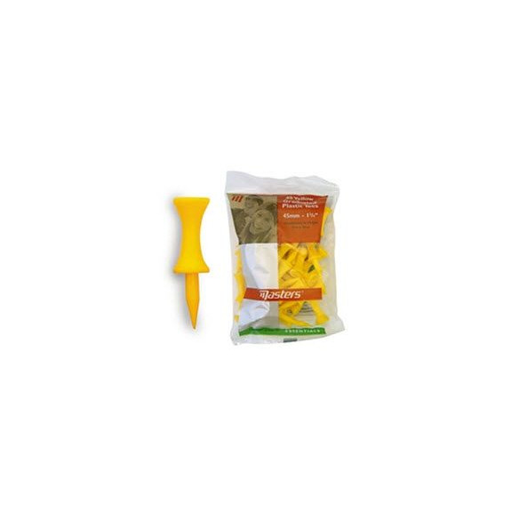 30 Tees etage Plastique Jaune 45mm