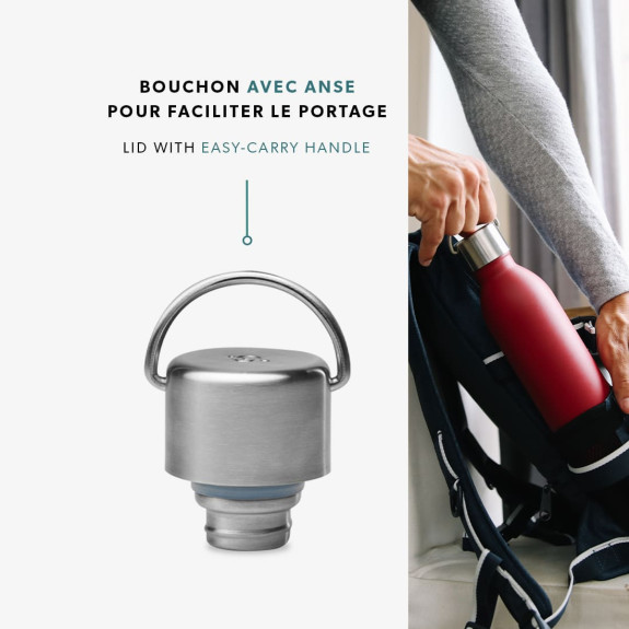 Bouteille Isotherme Inox Active Bleu acier 1L
