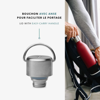 Bouteille Isotherme Inox Active Bleu acier 1L