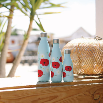 Bouteille Isotherme Inox Coquelicot 500 mL 2