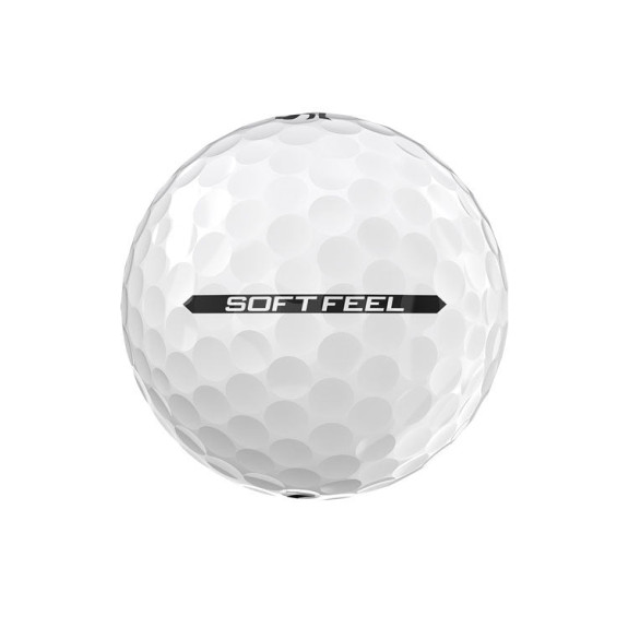 12 Balles de golf Soft Feel White - Golf des Marques