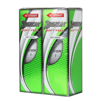 6 Balles de golf Soft Feel 12