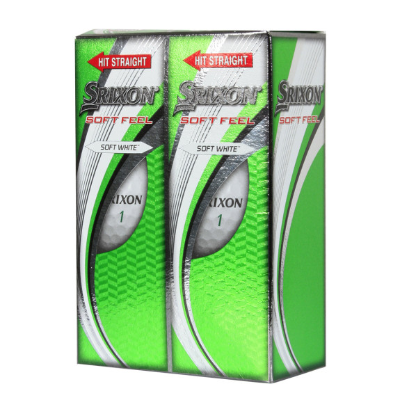 6 Balles de golf Soft Feel 12