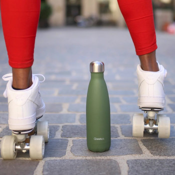 Bouteille Isotherme Inox Granite Kaki 1L 2