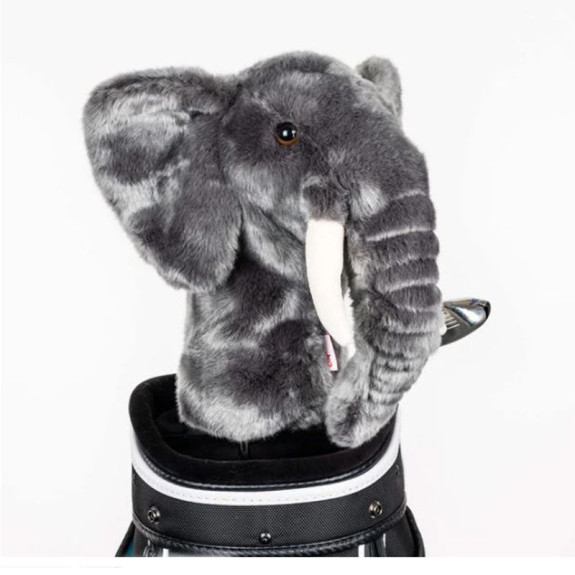 Couvre Clubs Driver Elephant Peluche