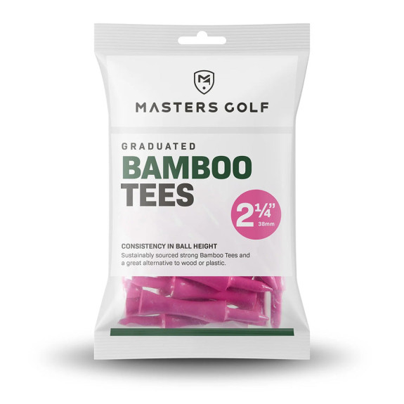 20 Tees 2 1/4 bamboo pink (38mm)