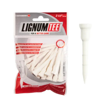 12 Tees 2 1/2 (62mm) White