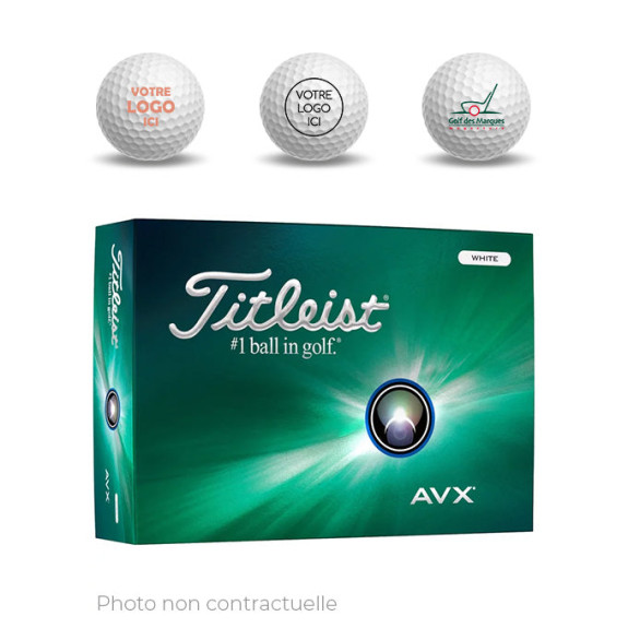12 x 12 Balles AVX logotées - Golf des Marques