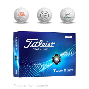 12 x 12 Balles Tour Soft logotées - Golf des Marques