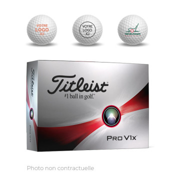 12 x12 Balles ProV1x logotées - Golf des Marques