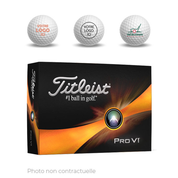 12 x 12 Balles ProV1 logotées - Golf des Marques