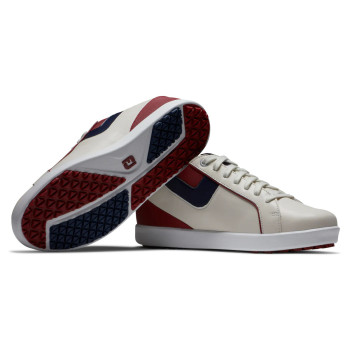 FJ Links 98149 Crème/Bordeaux/Marine Femme FJ Links 98149 Crème/Bordeaux/Marine Femme