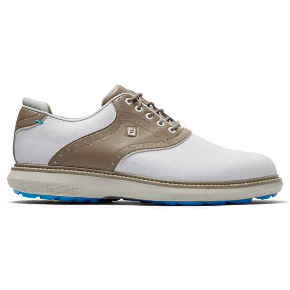 FJ Traditions Spikeless Blanc/Marron 57932 Homme
