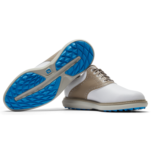 FJ Traditions Spikeless Blanc/Marron 57932 Homme