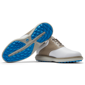 FJ Traditions Spikeless Blanc/Marron 57932 Homme