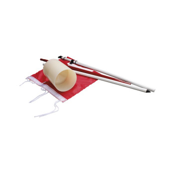 Drapeau et cup de golf