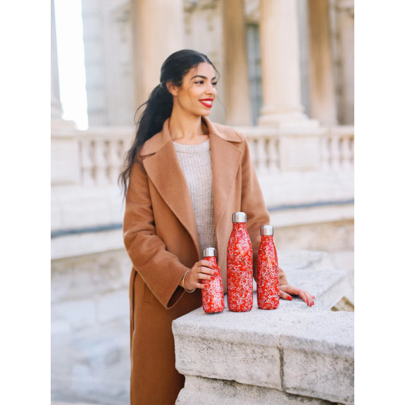 Bouteille Isotherme Flowers Rouge