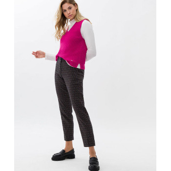 Pantalon Style Maron S Olive Femme 2