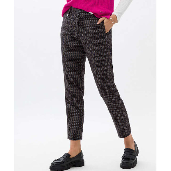 Pantalon Style Maron S Olive Femme