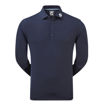 Polo Manches Longues Thermocool Blue Homme